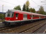 Steuerwagen Bauart Karlsruhe Original Karlsruher Silberling-Steuerwagen mit Faltbalg D-DB 50 80 82-34-212-4 Bnrdzf(463) (05.10.2009)