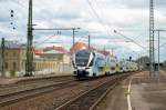 Uberfuhrungsfahrten Die 421 383 der RailAdventure, �berf�hrt einen sechs-teiligen Doppelstock-Triebzug der Baureihe 4010 f�r die �streichischen Westbahn GmbH. Hier auf der durchfahrt durch Esslingen am Neckar auf ihrem Weg nach Wien. (15,08,2011)