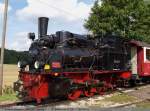 Ulmer Eisenbahnfreunde e.V Sie hat es geschafft, Ankunft 14:55 Uhr in Oppingen. (11,09,2010)