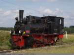 Ulmer Eisenbahnfreunde e.V Umsetzen in Oppingen und sich f�r die R�ckfahrt bereit machen, die um 15:25 Uhr wieder ist. (11,09,2010)
