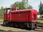 Ulmer Eisenbahnfreunde e.V Diesellok D8  Typ L18h wartet im Schmalspurgel�nde auf ihren Einsatz zur letzten Fahrt nach Oppingen um 17:50 Uhr. (11,09,2010)