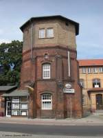 Wasserturm am Bahnhof Wei�wasser, er wird jetzt als Cafe und ...