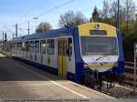 WEG Wurttembergische Eisenbahn-Gesellschaft �berrascht wurde ich vom VT 412 der WEG als er durch Zuffenhausen in Richtung Hemmingen an mir vorbei fuhr. (06,04,2011)
