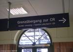 Bahnschild im ...  Andreas Axmann 28.12.2009