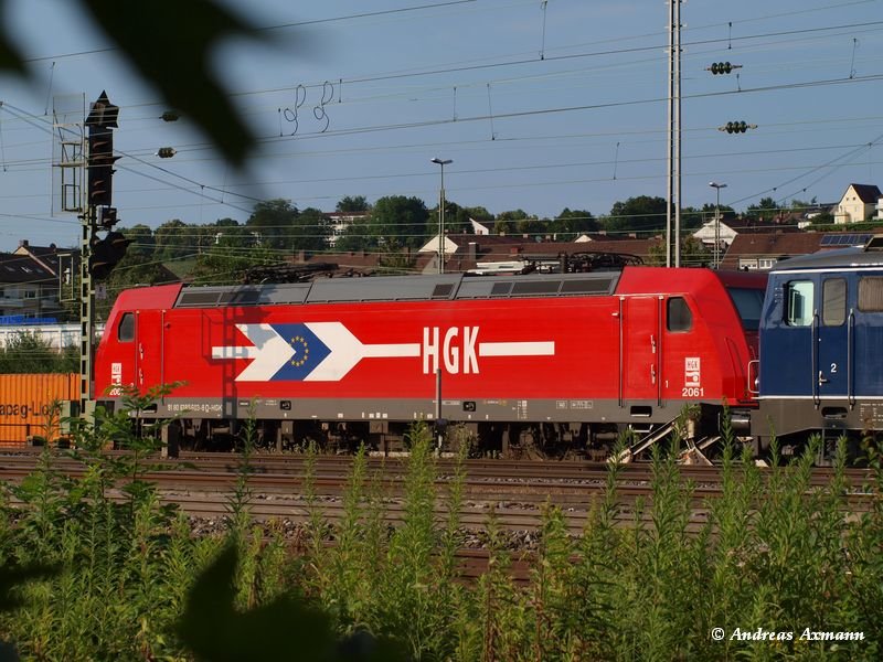 185 603 (HGK) 2061 am Gterbahnhof Untertrkheim. (28.06.2009)