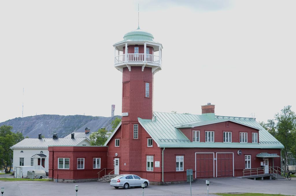 Alte Feuerwache in Kiruna. (18:06:20119