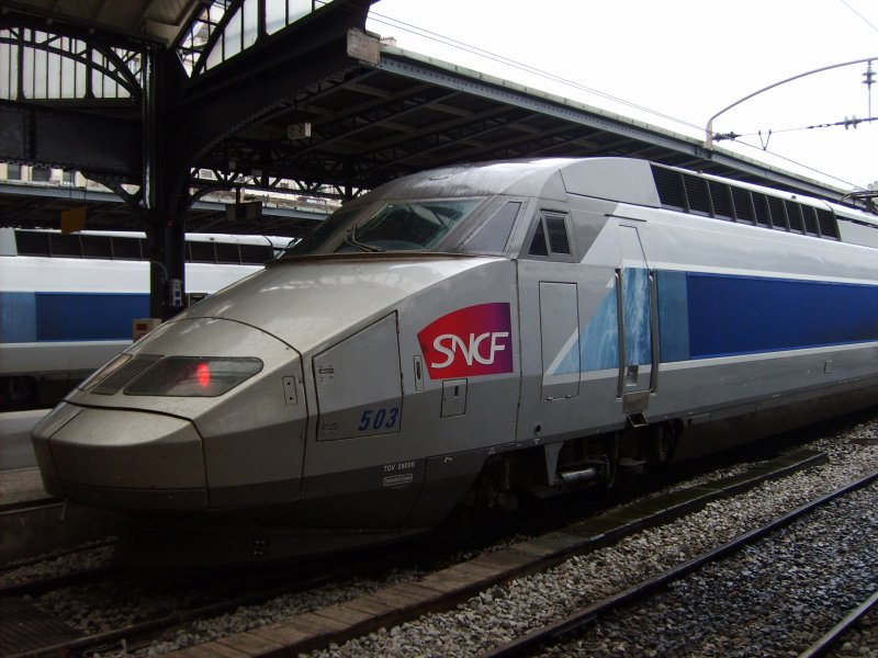TGV-Res�u im Gare de l'Est. 14.05.09