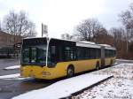 SSB-Bus 7034 / O530G Citaro EvoBus abgestellt im Busbahnhof am Hbf Stuttgart. (31;01;2010)