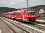 Durchfahrt des IRE3257 mit 611 530 und 611 534 durch den Bhf Plochingen. (13.05.2009).