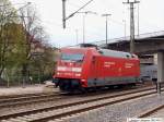 BR 101/64009/101-134-5-faehrt-als-lz-durch 101 134-5 fährt als LZ durch Plochingen nach Stuttgart. (12,04,2010)