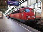 110 446-2 wartet, das sie um 9:15 Uhr mit RB 19808 nach Heilbronn fahren kann.