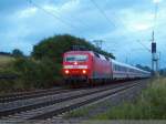 BR 120 mit Zugen/85036/120-113-6-zieht-den-ic-2092 120 113-6 zieht den IC 2092 von Mnchen kommend nach Stuttgart. (29,07,2010)