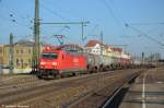 185 264 mit KeWa durch Esslingen am Neckar in Richtung Stuttgart/Kornwestheim. (16,03,2012)