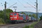 kbs-750-filsbahn/214421/151-014-mit-klv-in-richtung 151 014 mit Klv in Richtung Stuttgart/Kornwestheim durch Kuchen. (10.08.2012)