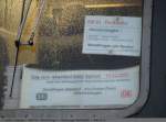 KBS 761 218-Abschied/93854/beschriftung-des-karlsruher-steuerwagen-mit-faltbalg Beschriftung des Karlsruher Steuerwagen mit Faltbalg D-DB 50 80 82-34-212-4 Bnrdzf(463). (11.12.2009)