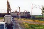 Güterzug von Galati nach Buzau (2002) - Originalbild eingescannt